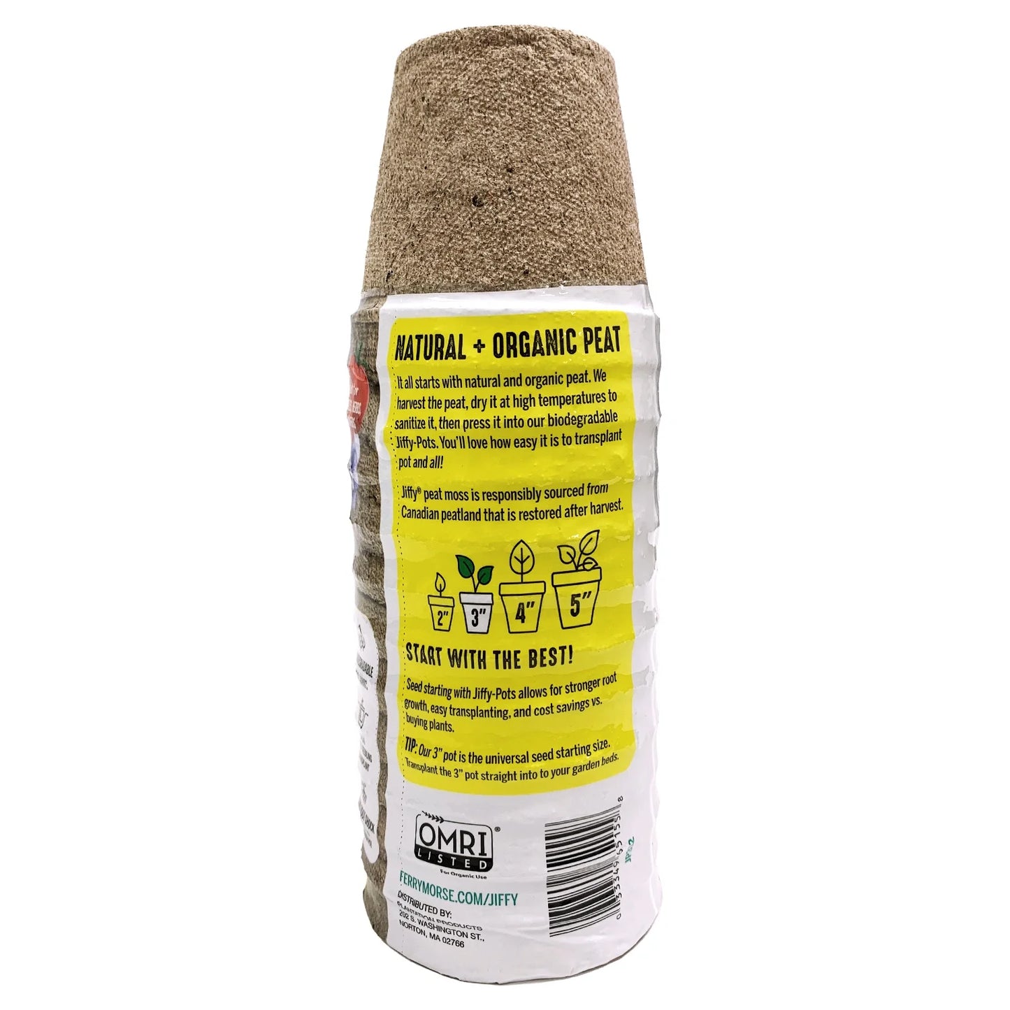 3" Peat Pots, (12 Pack)