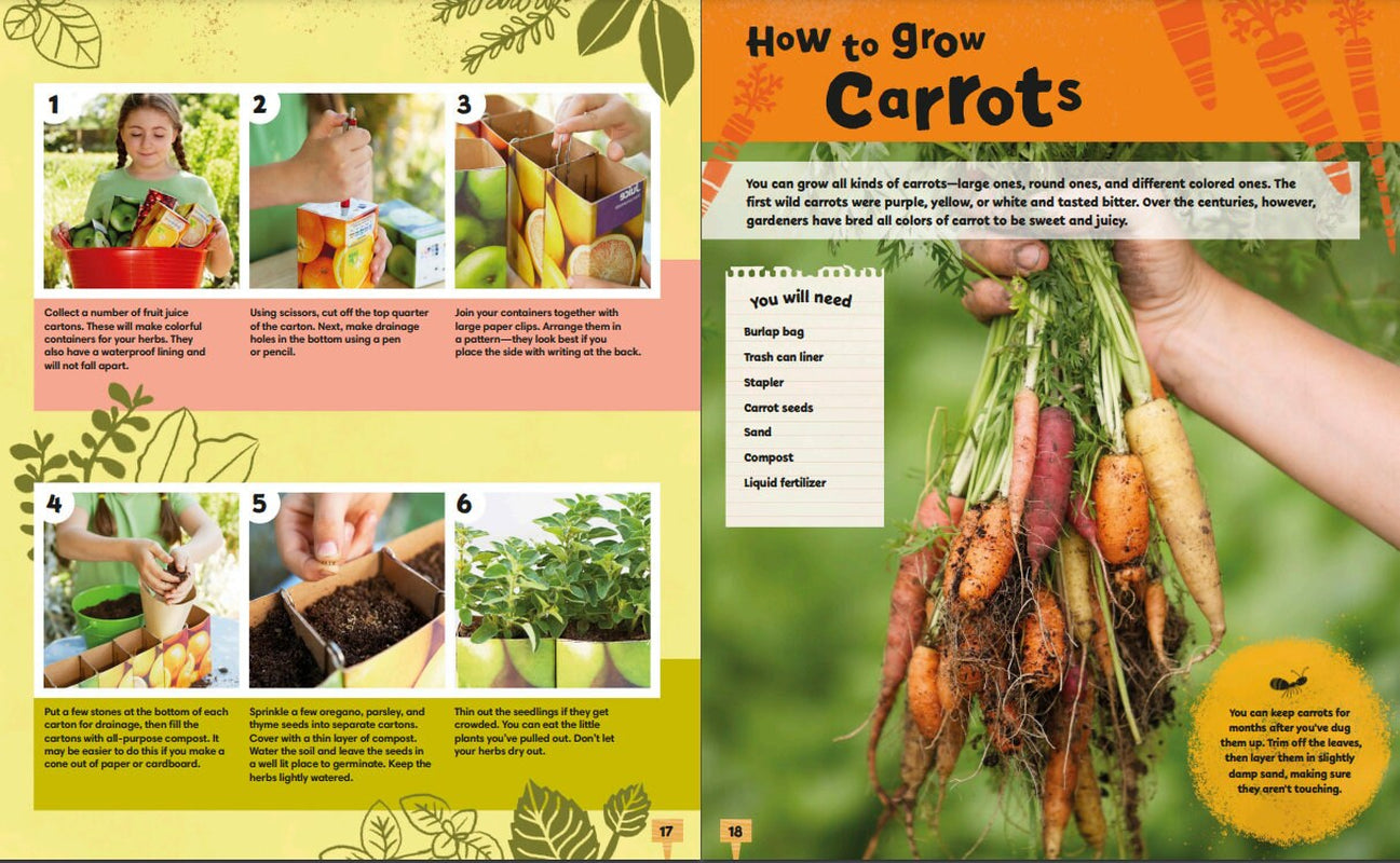 Gardening for Kids Garden Projects, Kids Gardening Book, Garden Projects for Kids Easy Gardening, Homeschool Resource, Gardening Projects