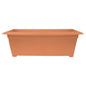 27-In Wide Dayton 100% Recycled Plastic Deck Box Planter - Coral Color