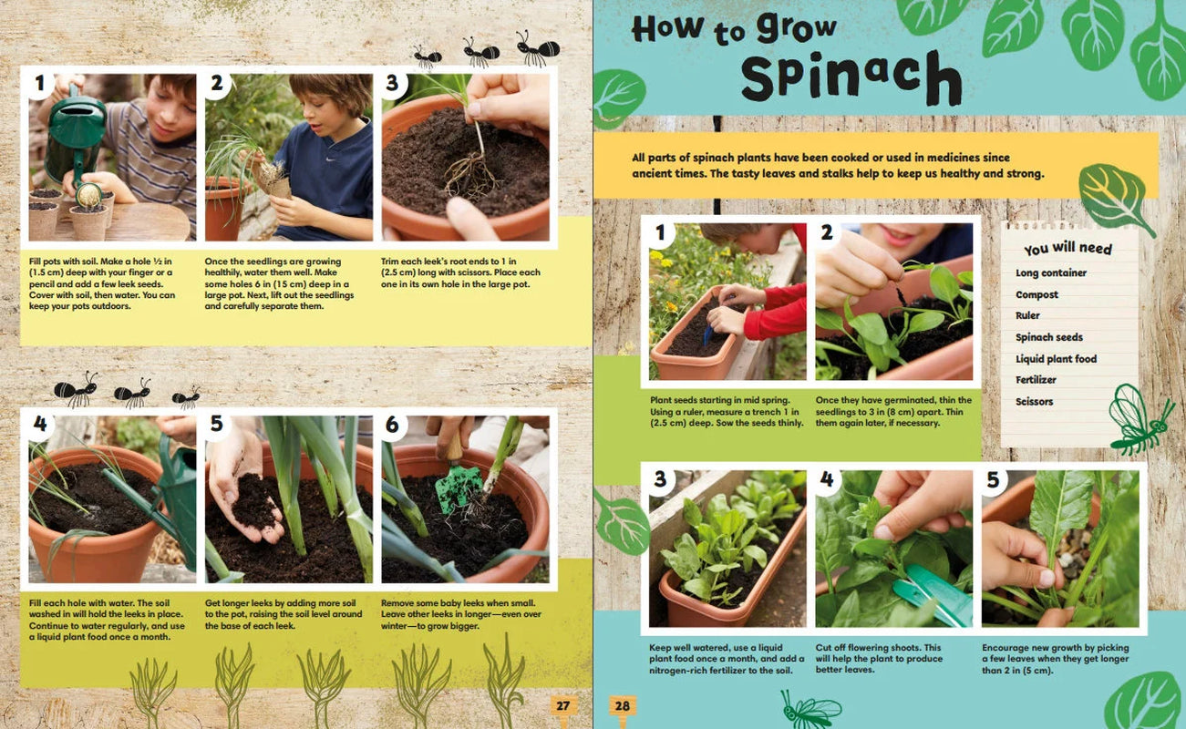 Gardening for Kids Garden Projects, Kids Gardening Book, Garden Projects for Kids Easy Gardening, Homeschool Resource, Gardening Projects