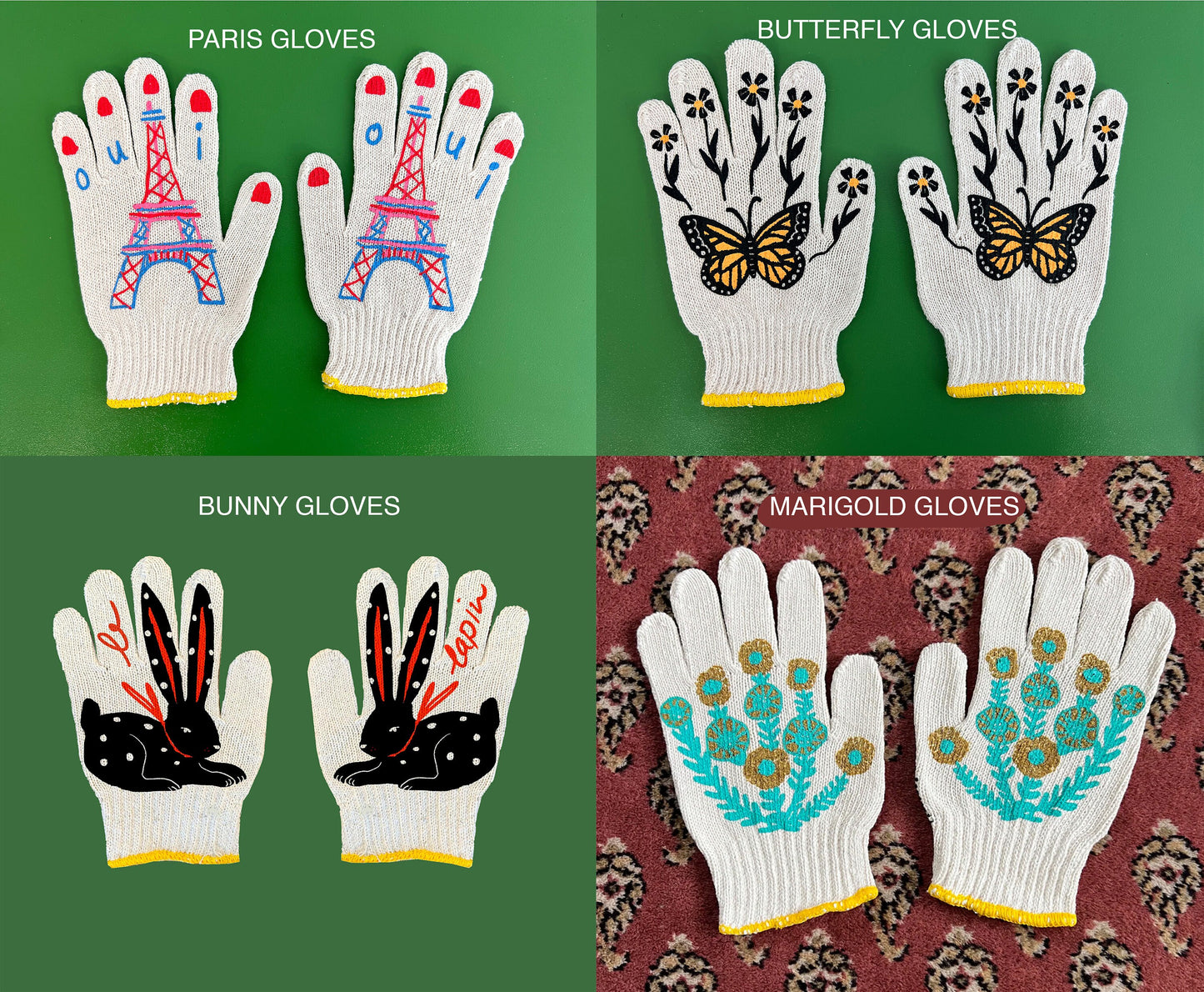 New! Strawberry Gardening Gloves | Garden Gloves | Gardening Tools